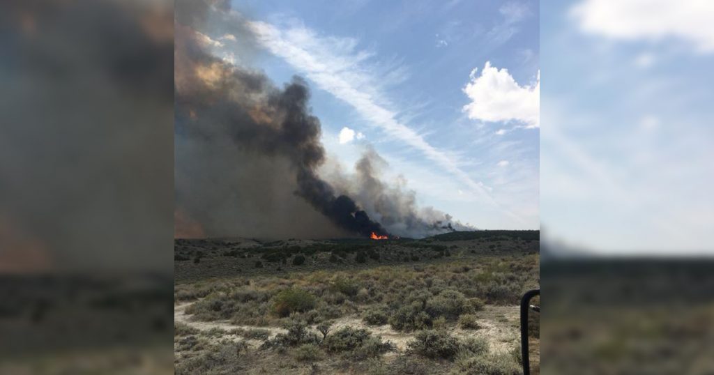 BREAKING: Wildland Fire East of Rock Springs