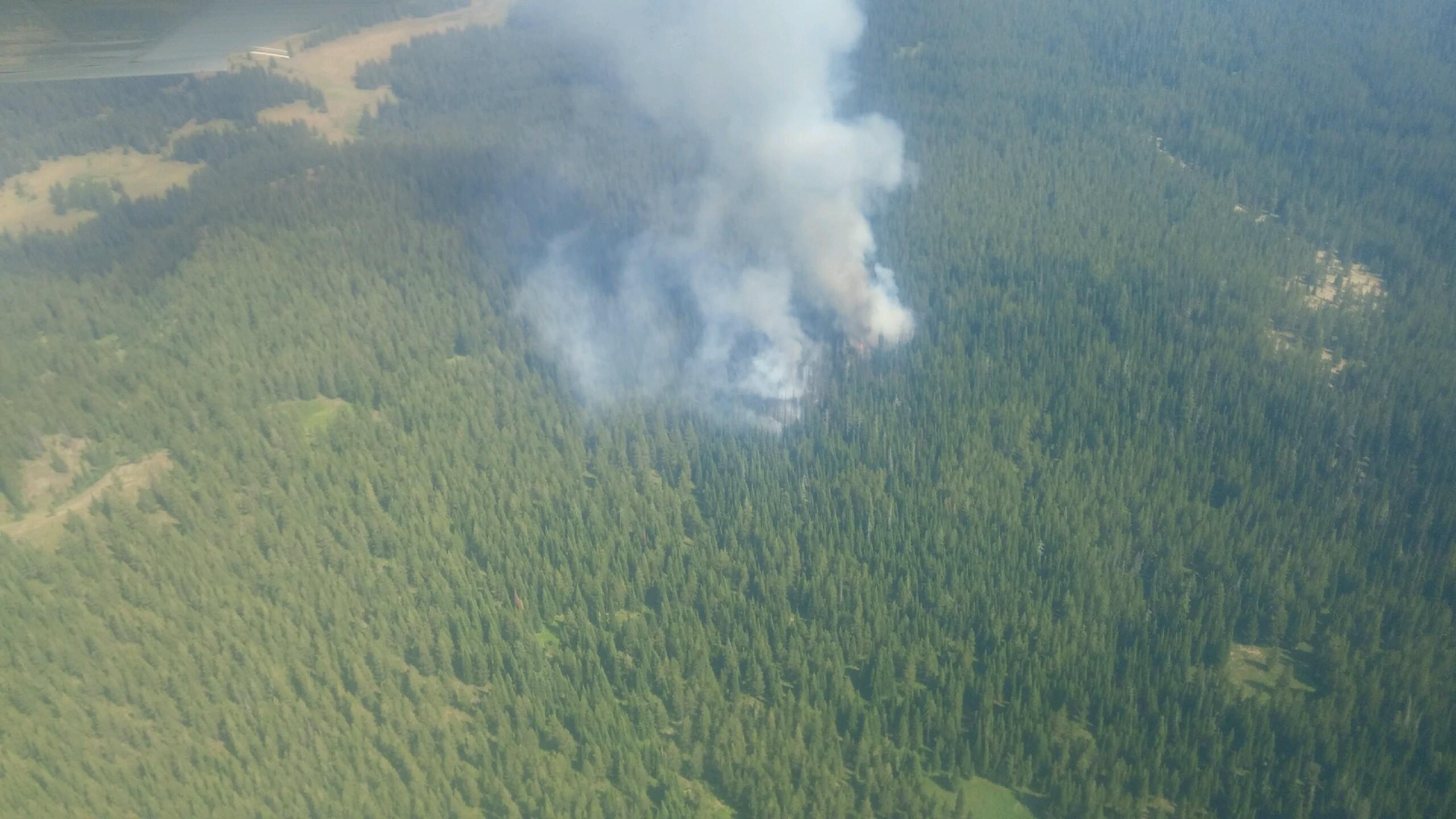 Bacon Rind Fire Intensifies; New Fire Discovered in Basin Creek Area