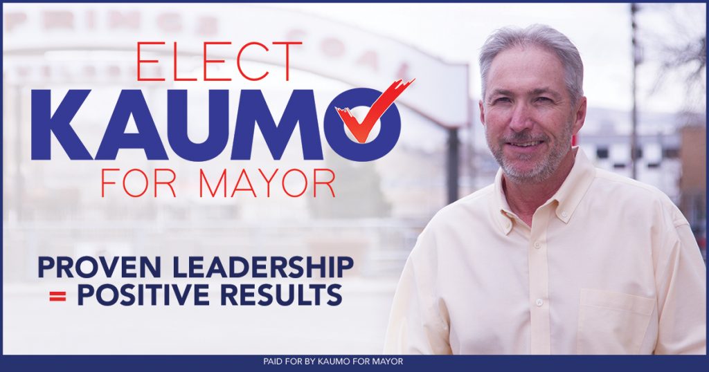 Tim Kaumo Asks for Your Vote for Rock Springs Mayor