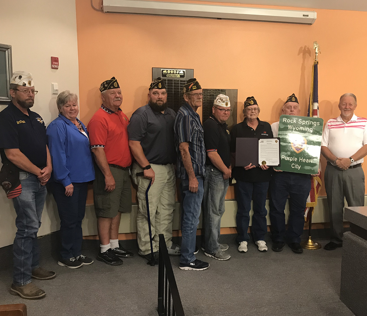 Veterans, City Honored at Council Meeting Tuesday