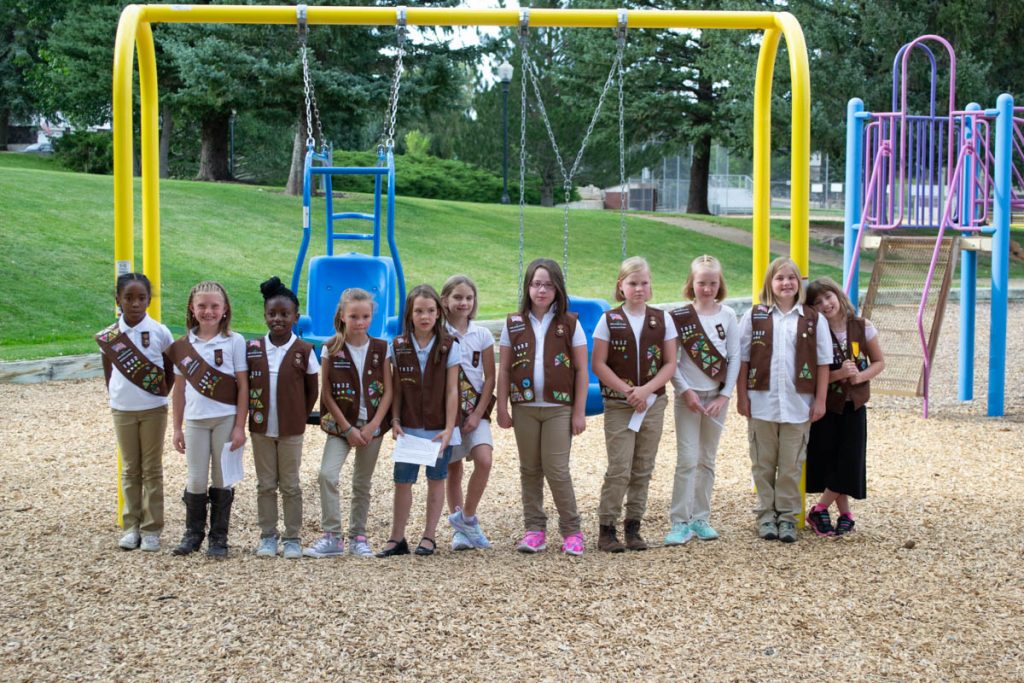 Girl Scouts Dedicate ADA Swing Set to the Children with Special Needs [PHOTOS]