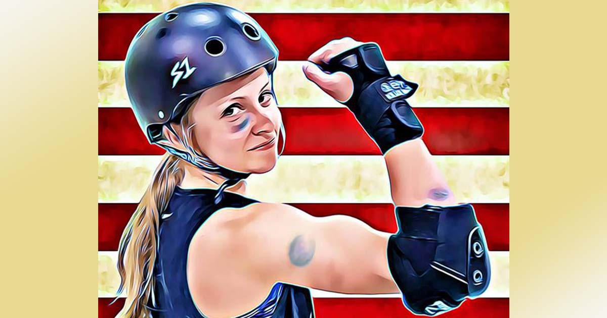 Support our Vets at the Red White and Bruised Bombshell Bout This Saturday