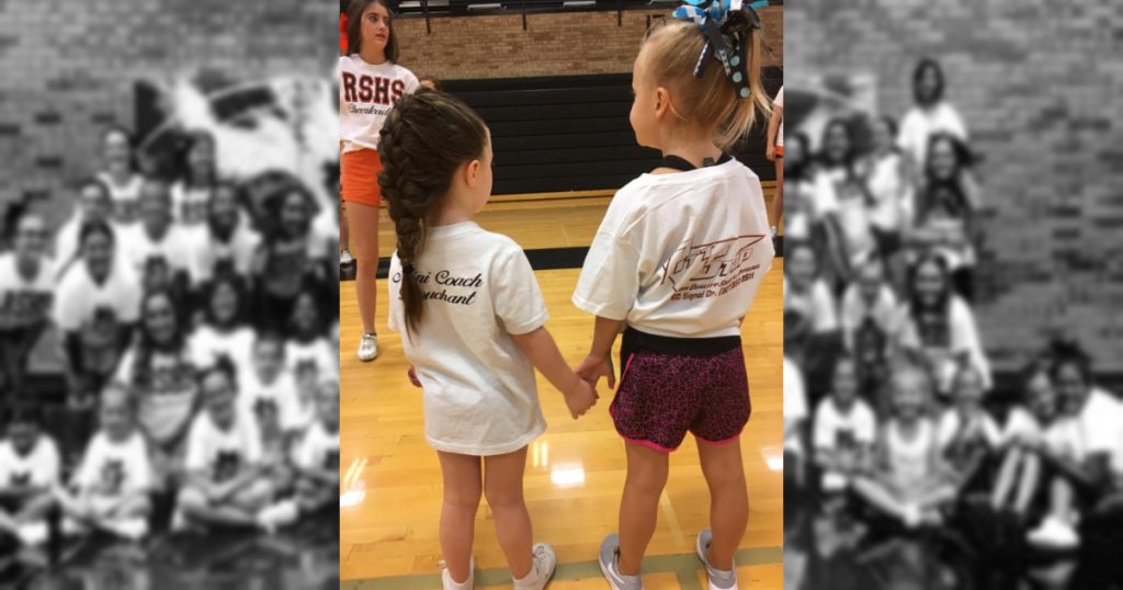 (PHOTOS) Gone Camping: RSHS Cheerleaders Teach Dozens of Little Girls at Annual Camp