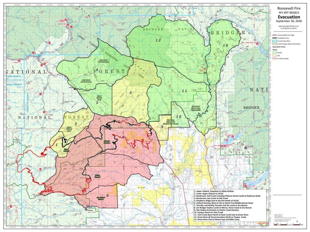 Authorities Continue Evacuation Downgrades on Roosevelt Fire