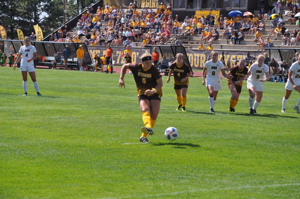 Wyoming Soccer Wins 1-0 Battle with Iowa