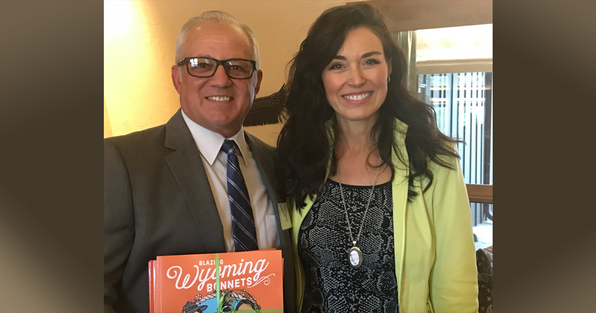 CINER Honored by Wyoming’s First Lady Carol Mead for Supporting Her Second Children’s Book