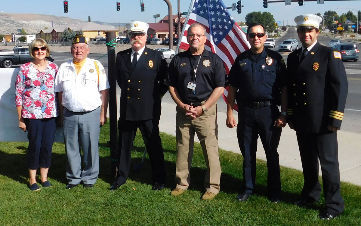 Chamber of Commerce Hosts Patriot Day Flag-Raising Ceremony