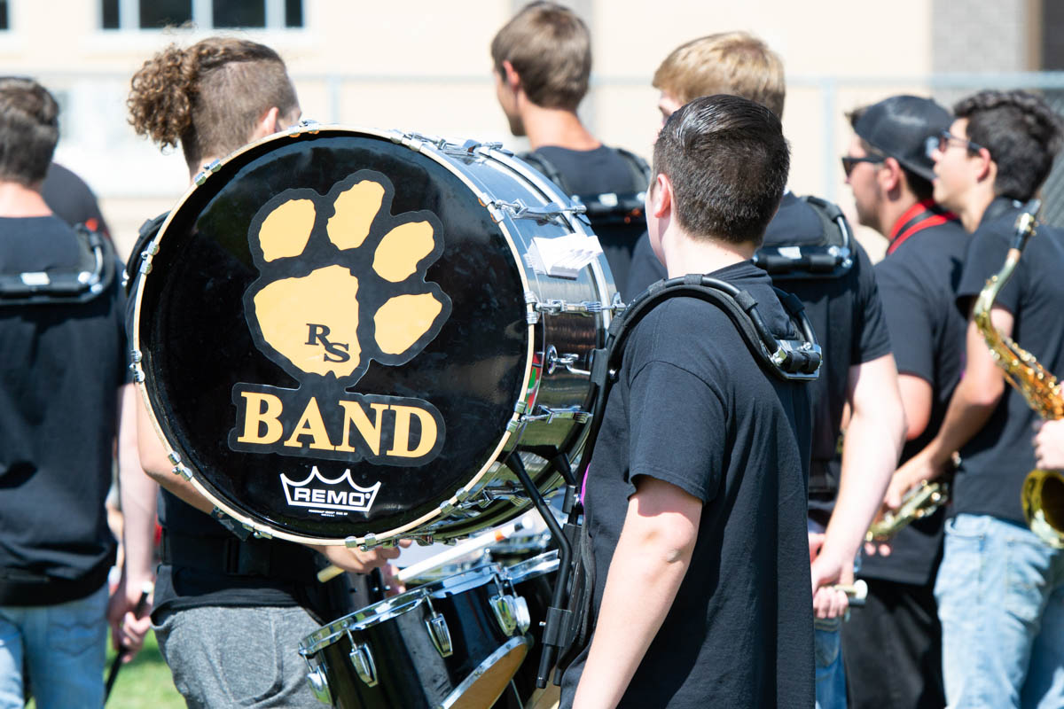 Rock Springs High School Band Visits the Elementary Schools [PHOTOS]