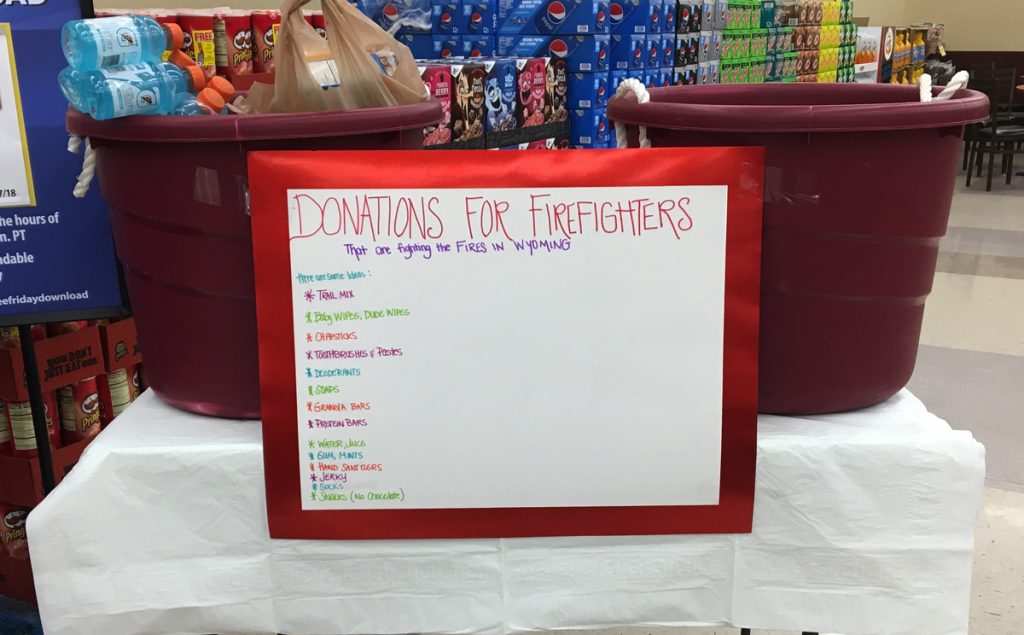 Smith’s Taking Donations for Firefighters