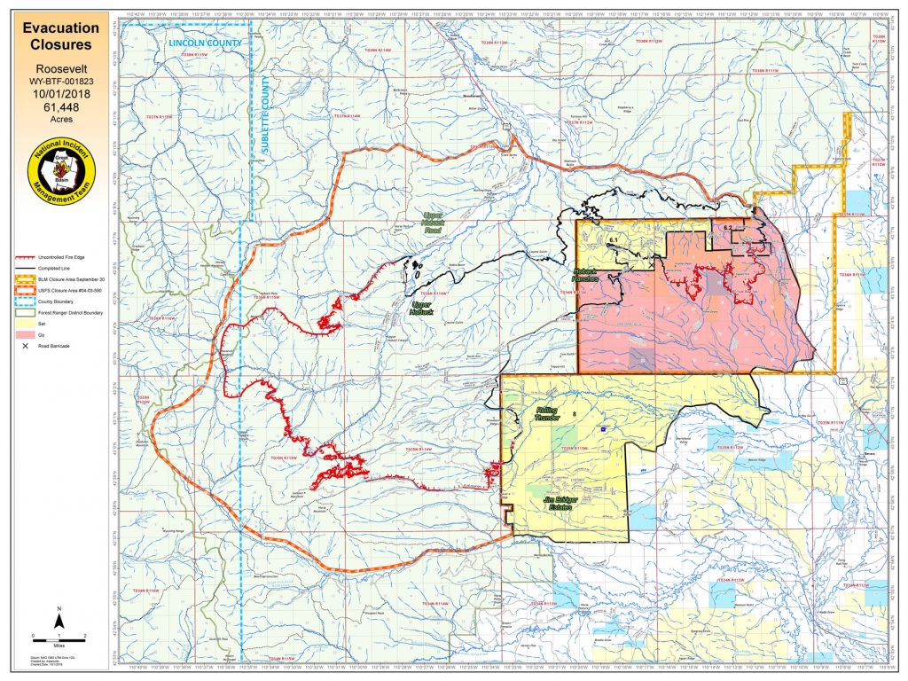 UPDATE: Roosevelt Fire Evacuation Zones Evaluated for Changes