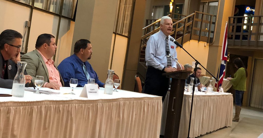 Candidates Field Questions From Audience at Forum Hosted by Society of Petroleum Engineers