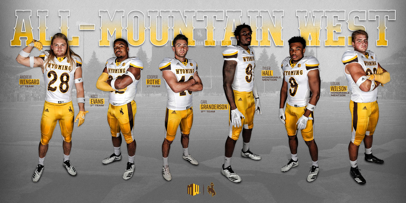Six Wyoming Cowboys Earn All-Mountain West Honors