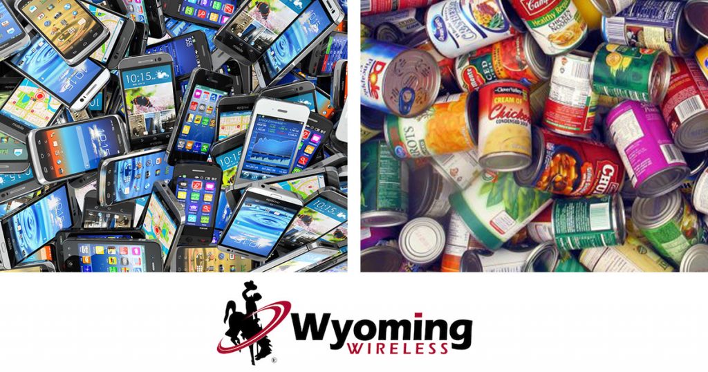 Donate Canned Food and Get $20 Off Your New Smartphone!