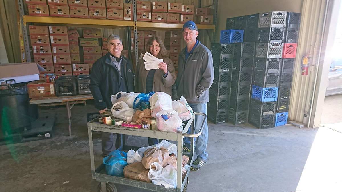All West Communications Works to Fill Local Food Banks’ Shelves