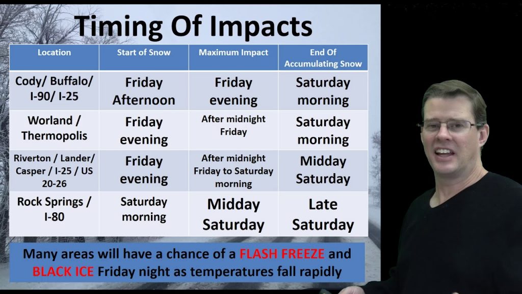 Winter Weather Briefing: Snow Expected Saturday in Southwest Wyoming