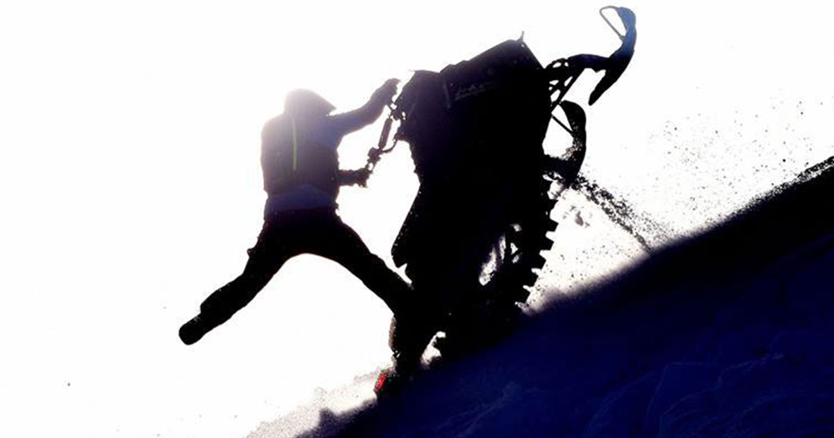 Snowmobile Enthusiasts Take Over Broadway Theater