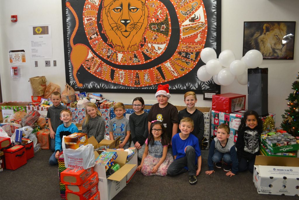 Westridge Elementary Collects 2,769 Food Items for the Local Food Bank