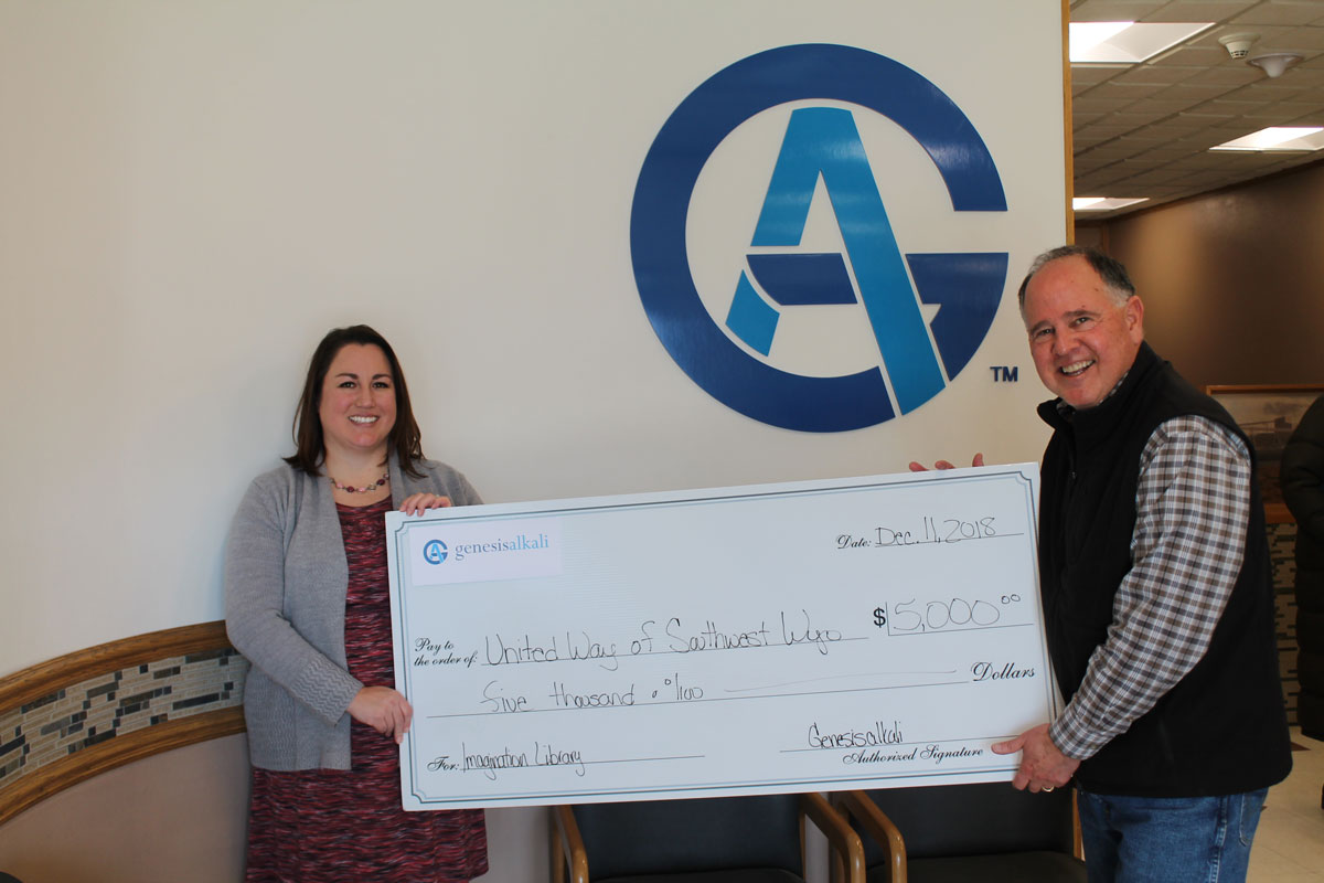 Genesis Alkali Supports United Way Programs