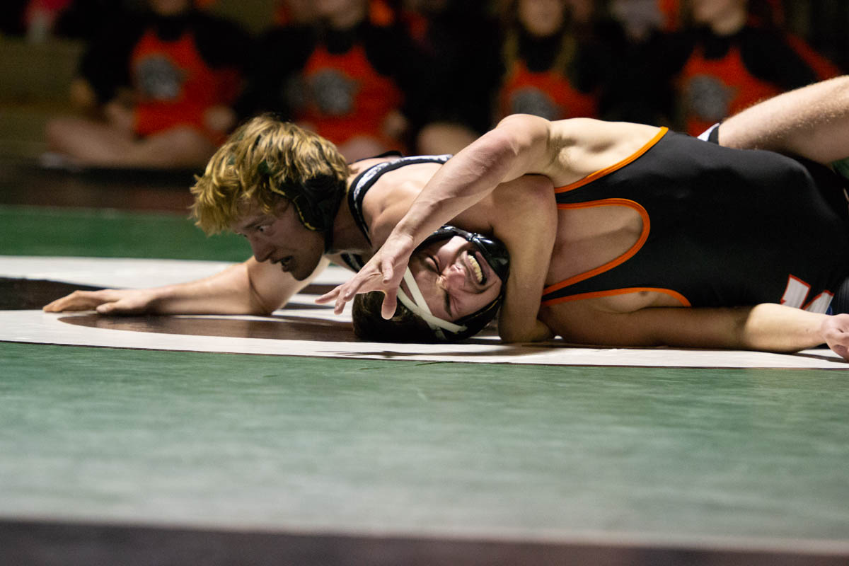 Wolves Wrestlers Best the Tigers in Rivalry Dual