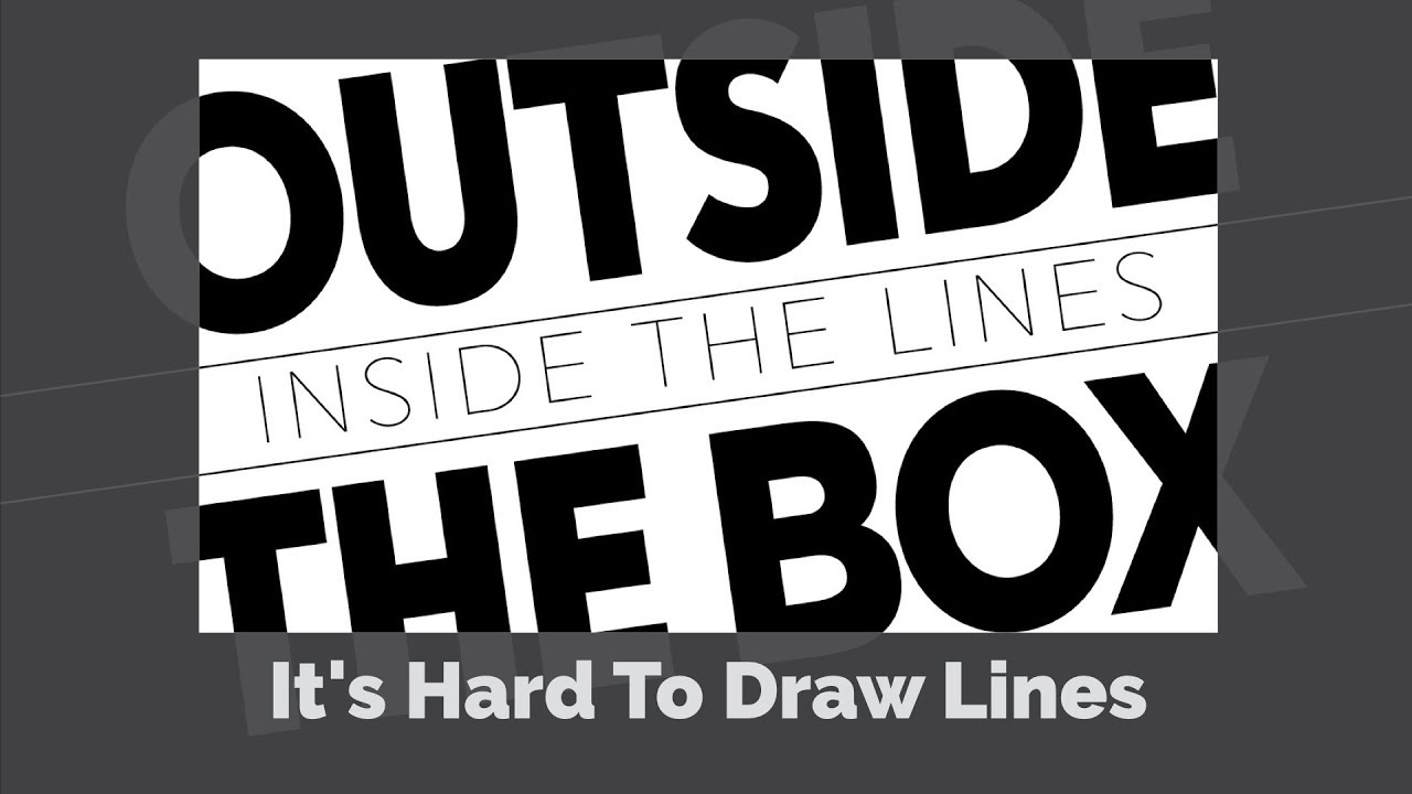 It’s Hard To Draw The Lines