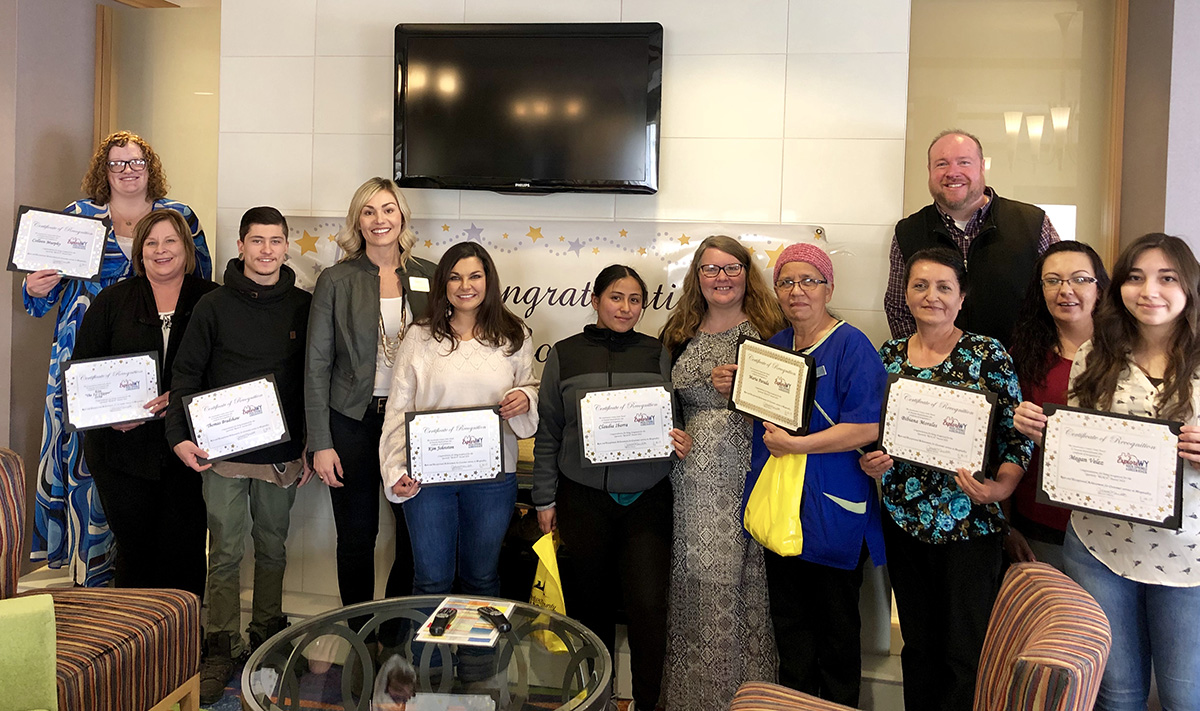 Travel and Tourism Honors Spring 2019 R.E.A.C.H. Award Winners