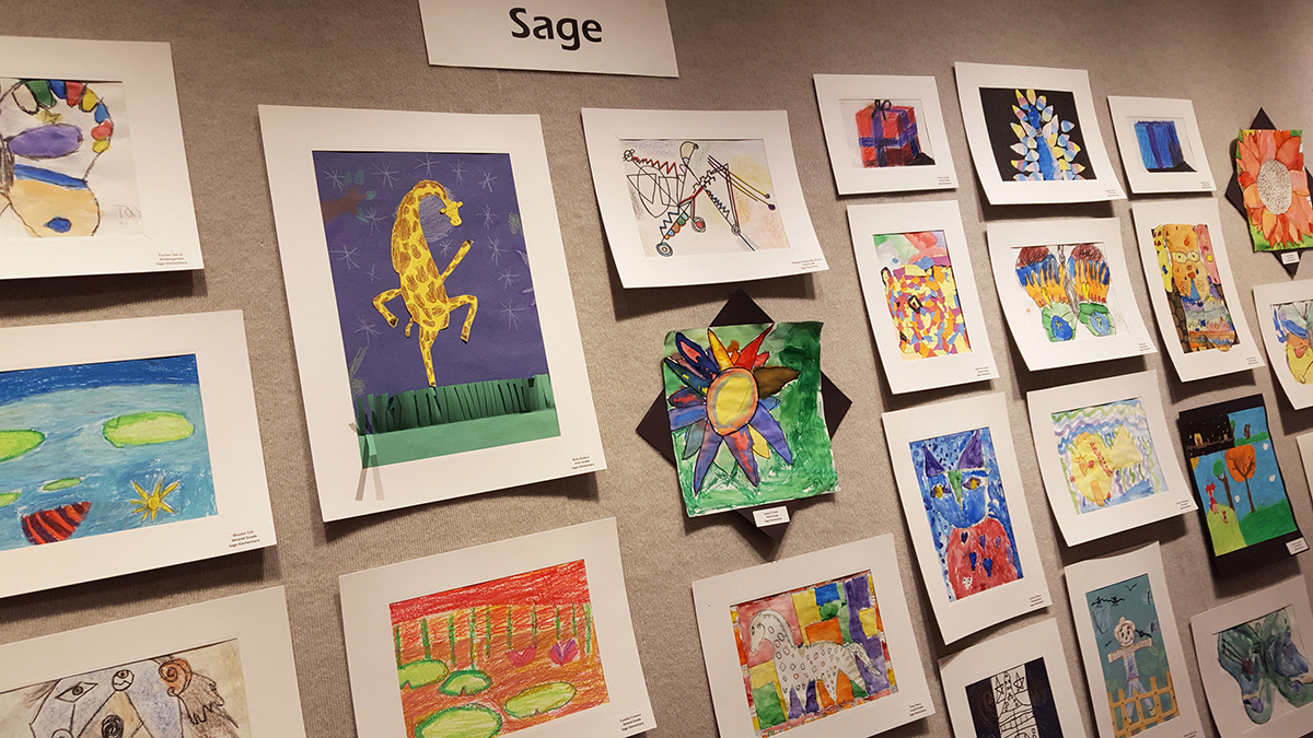 Local Elementary School Student Show Art at CFAC