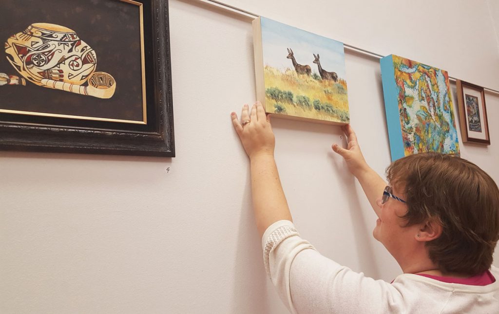 Women Artists Display at Sweetwater County Library