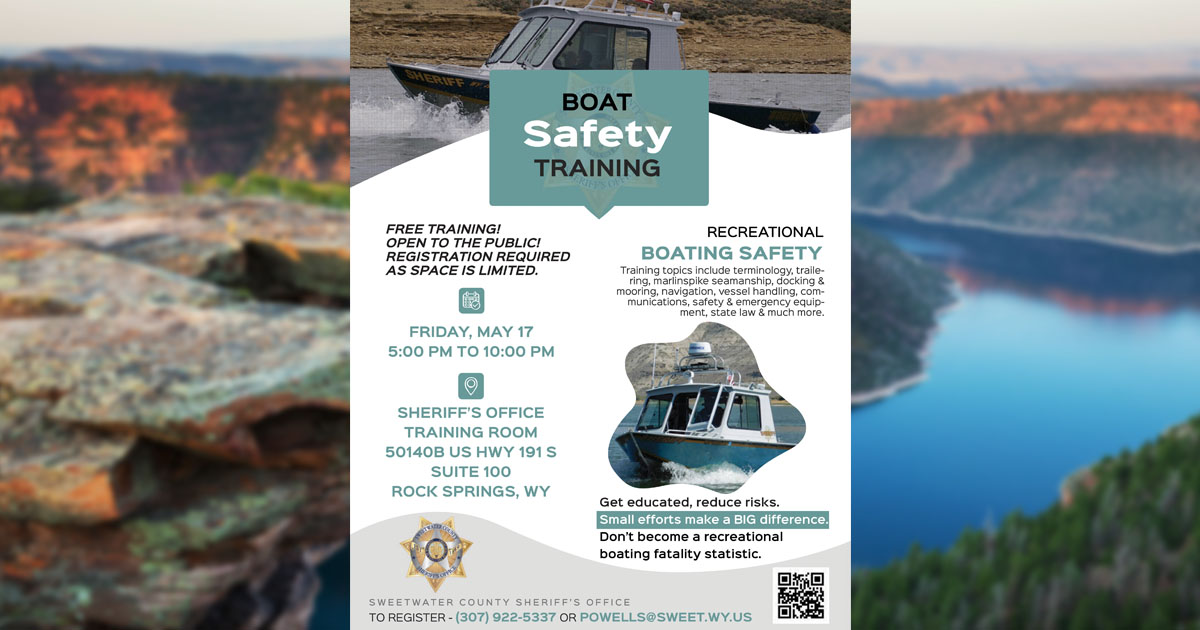 Sheriff’s Department Offers Boater Safety Training