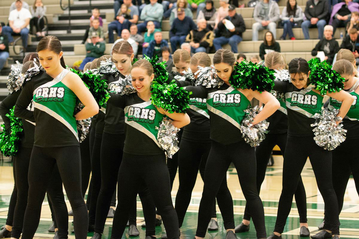 GRHS Dance Team Takes Second at State Spirit; Cheer Takes Second in Co-Ed