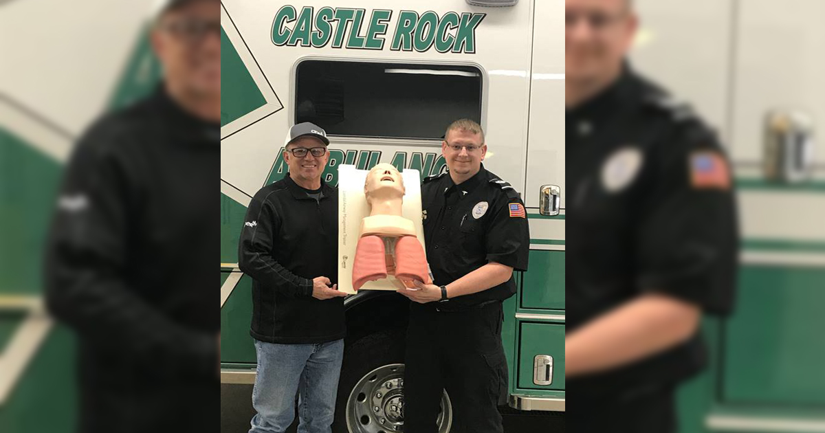 Ciner Donates $3,000 to Castle Rock EMS