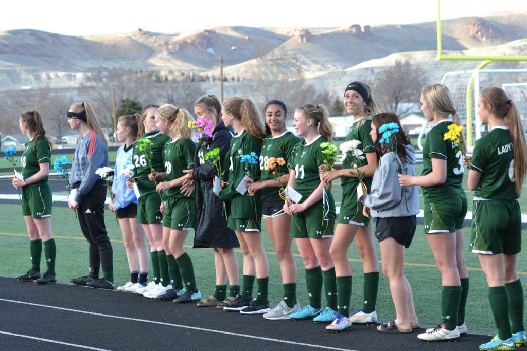 Lady Wolves Soccer Recognizes Seniors
