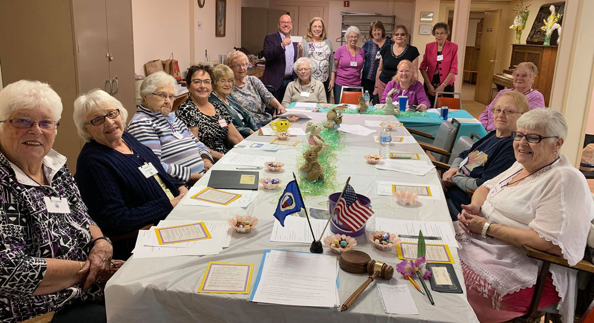 Keeping Downtown Beautiful: Women’s Club Donates to URA