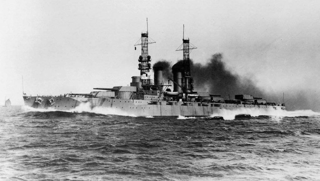 Battleship USS Wyoming Launched 108 Years Ago Today