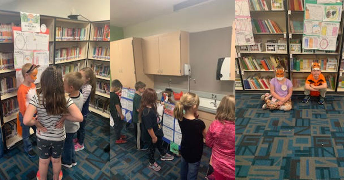 Harrison Elementary First Graders Present Wax Zoo Museum