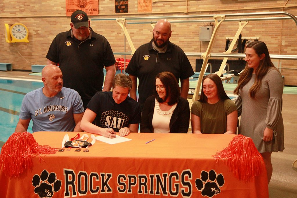 Anthony Erramouspe Signs Letter of Intent to Swim at St. Ambrose College