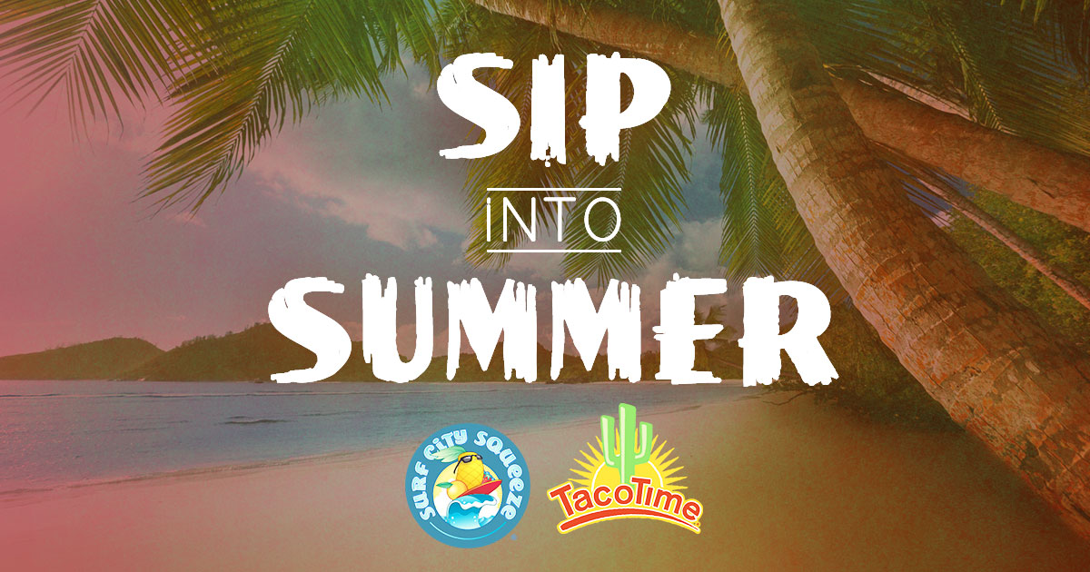 Sip Your Way into Summer at TacoTime with Surf City Smoothies & Chillers and $1 Limeades