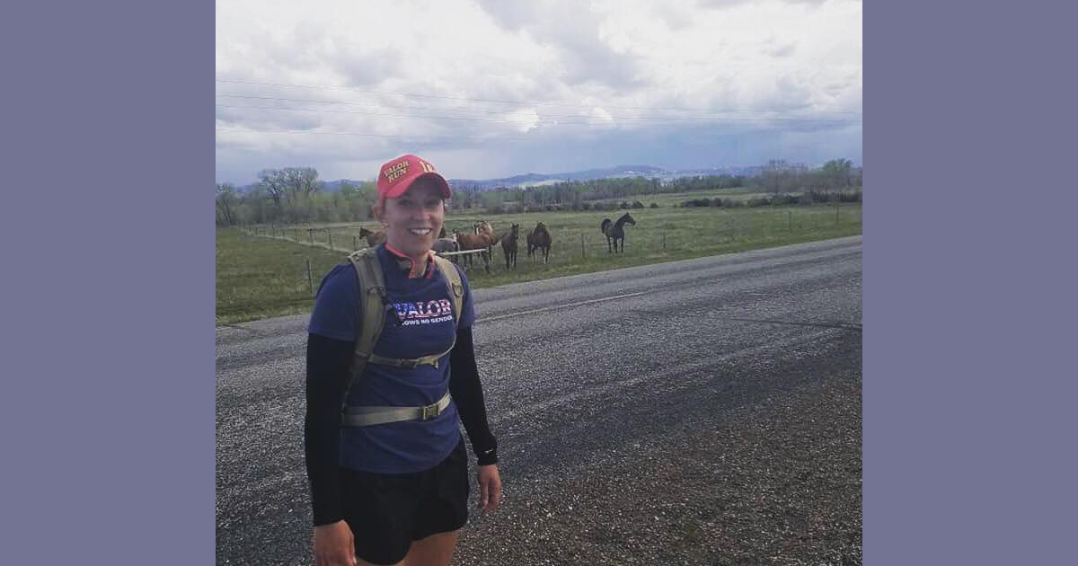 Wyoming Native Runs 161 Miles in Honor of Fallen Servicewomen