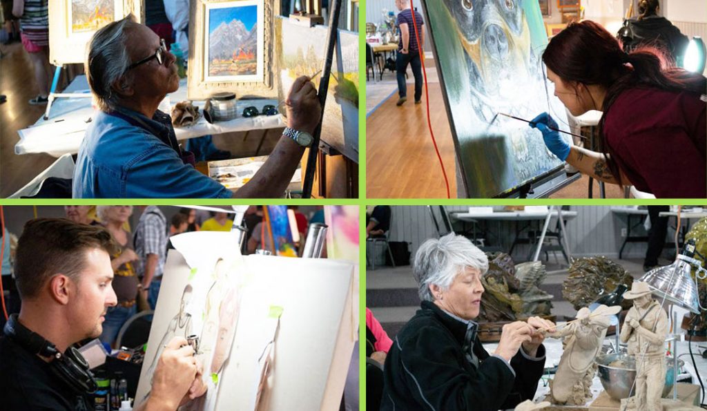 Art on the Green’s 24 Hour LIVE Art Competition is Back!