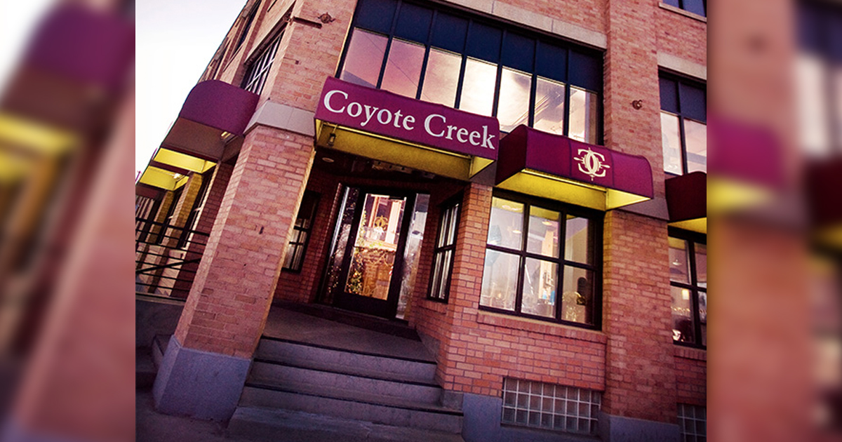 Coyote Creek Ends Lunch Service; But Fine Dining Still Awaits You Six Nights a Week