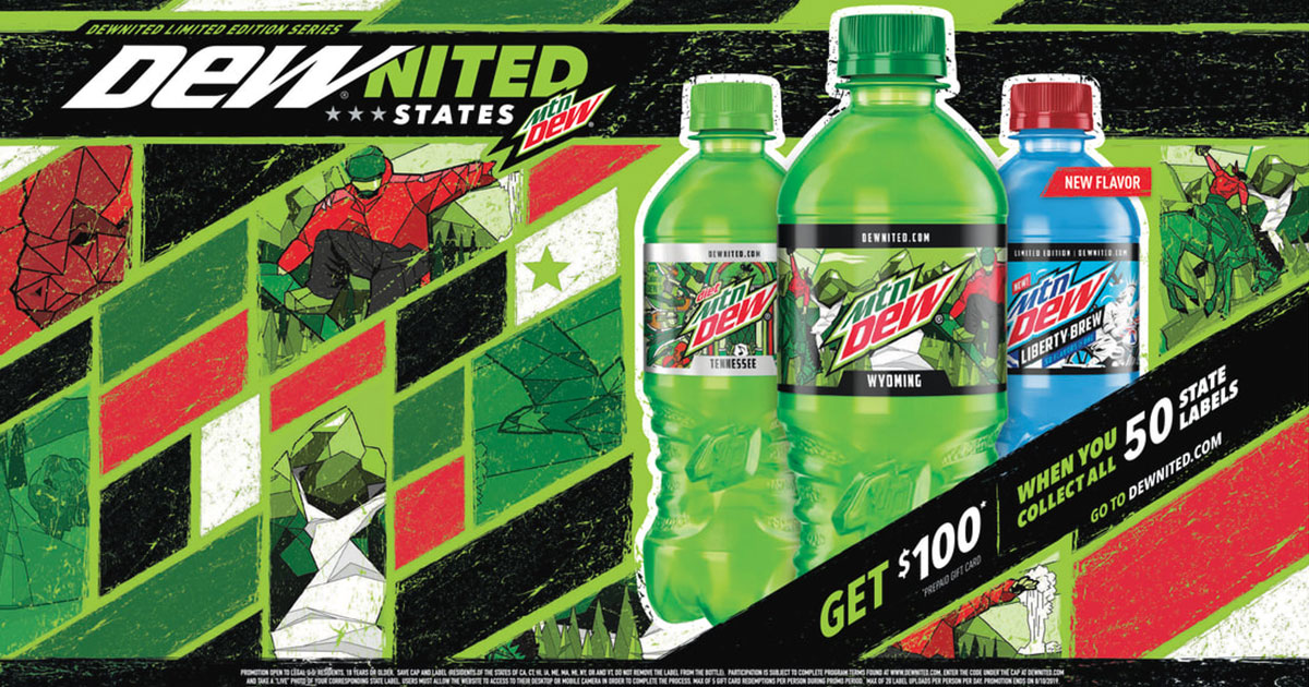 NHSFR Contestants: Show your STATE pride with DEWnited States and WIN!