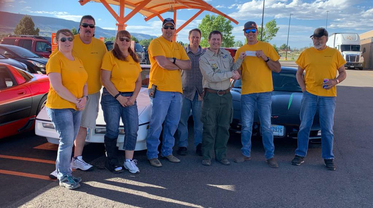 The Sum ‘R’ Fun Corvette Club Raises Over $2,400 for Boy Scouts