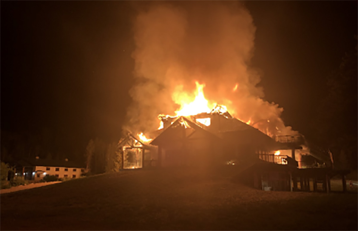 UPDATE: Owner Confirms White Pine Fire Started Inside the Lodge