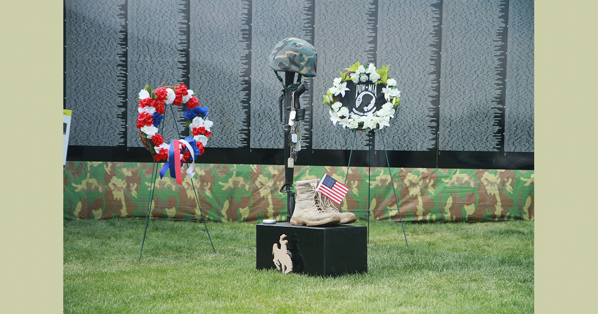 The Moving Wall Stops in Rock Springs