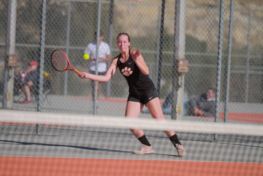 RSHS Tennis Battle in Regional Tennis Tournament, Girls Finish Fourth