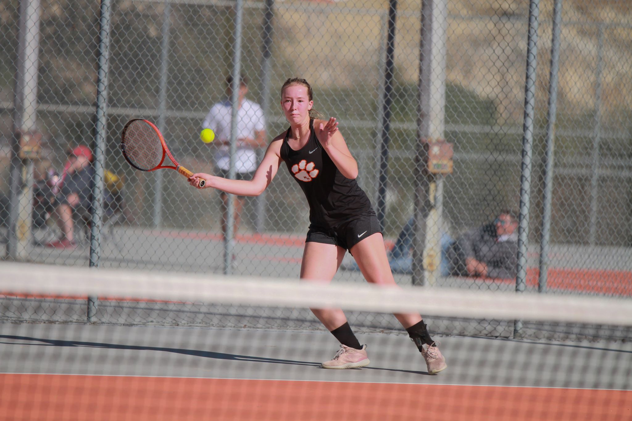 RSHS Tennis Battle in Regional Tennis Tournament, Girls Finish Fourth