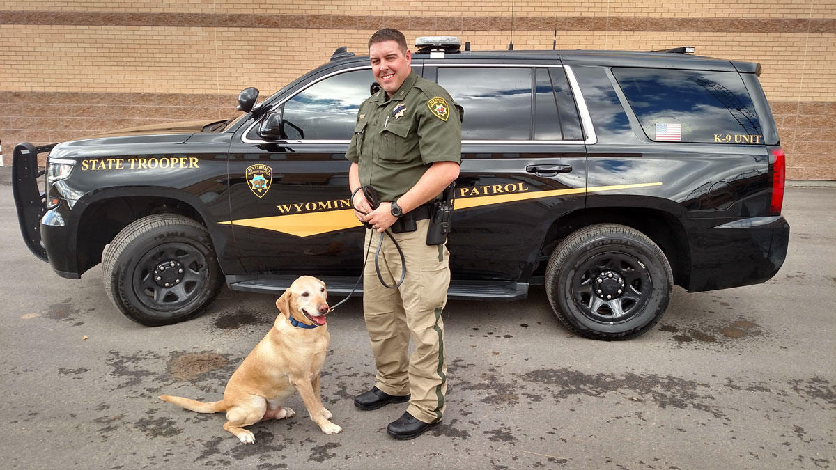 Wyoming Highway Patrol K-9 Officer Retires