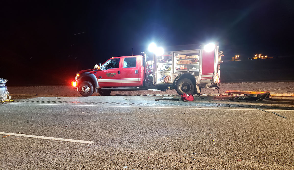 Four Wamsutter Firefighters Injured on Scene of Crash on I-80