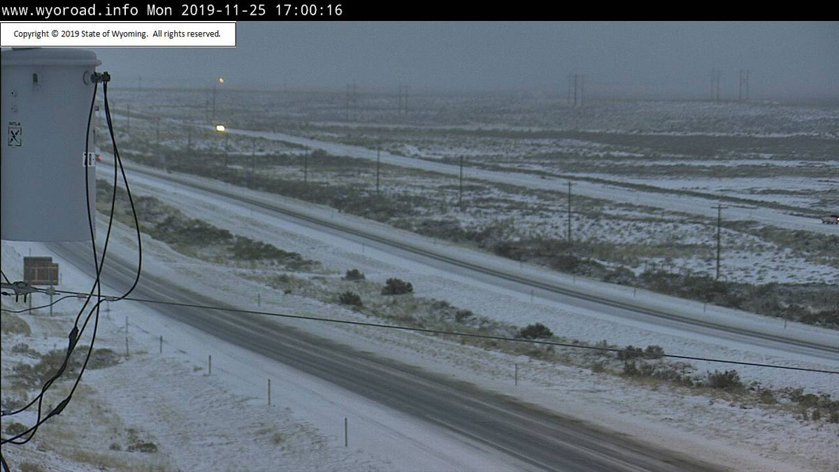 Thanksgiving Day Week Storm Causes Closures on I-80