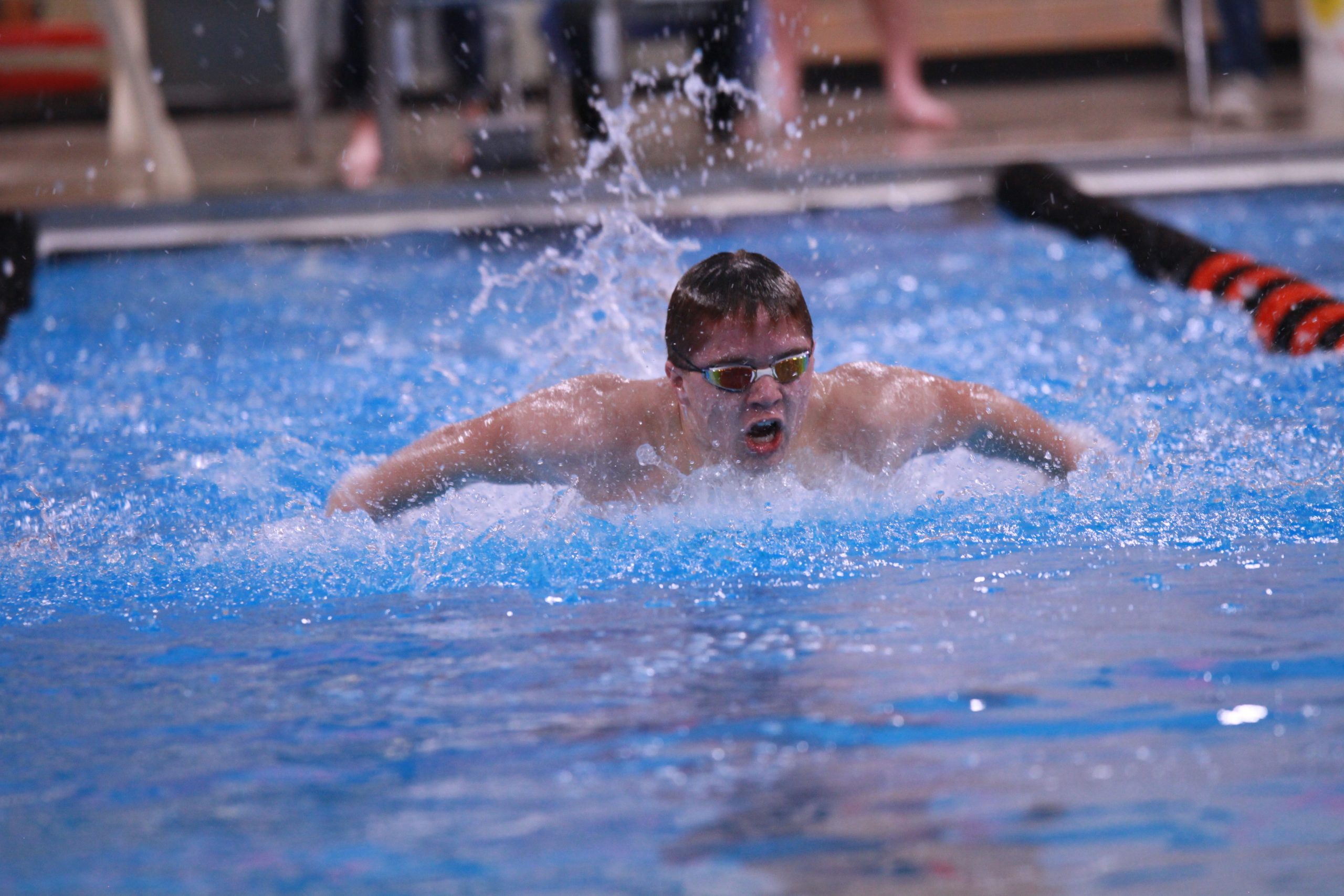 Tigers Splash Into Second Place During First Home Meet