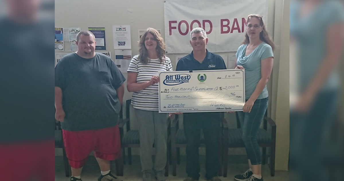 Local Food Banks Receive $2,000 from All West and CoBank